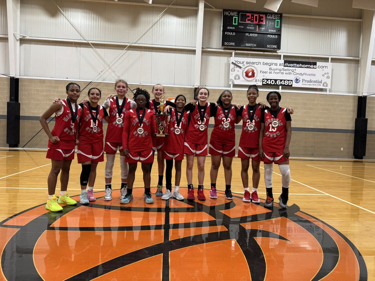 Congratulations to the Michigan Storm winning the 7th grade Gold Championship at the 2025 Cagers Invitational #cagersinvitational <a href="/stormAAU/">Michigan Storm Elite</a>