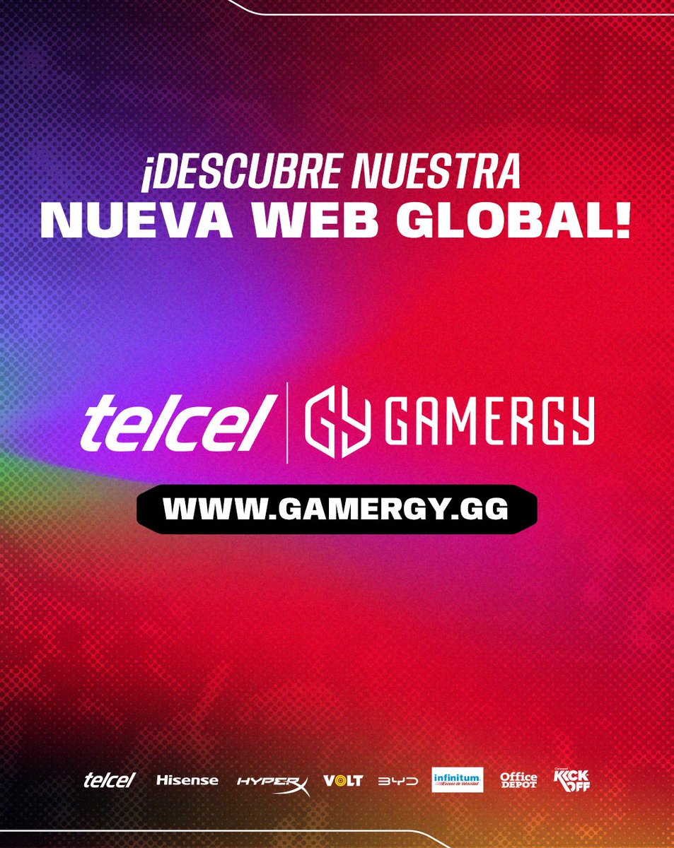 ¡La evolución es parte del juego!
Renovamos nuestra imagen para estar más cerca de ti.
🔥 Nuevo diseño, misma pasión por el gaming.
🌐 Descúbrelo todo en nuestra nueva web: gamergy.gg