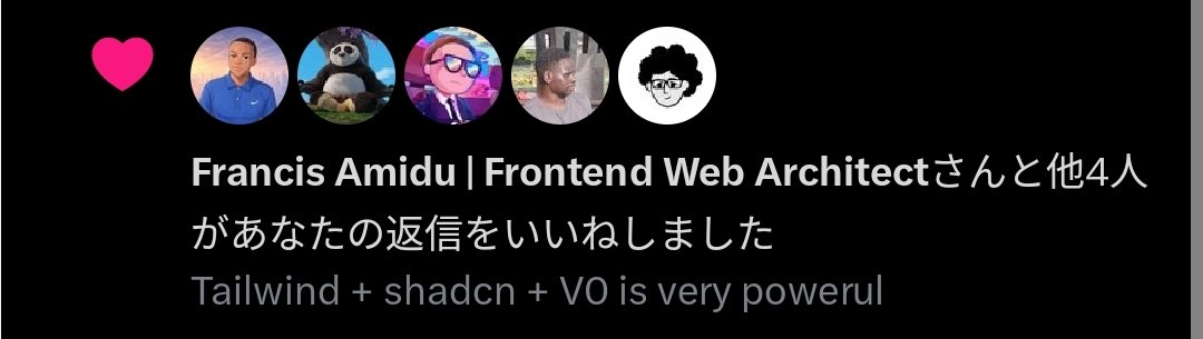 No way shadcn liked my comment.