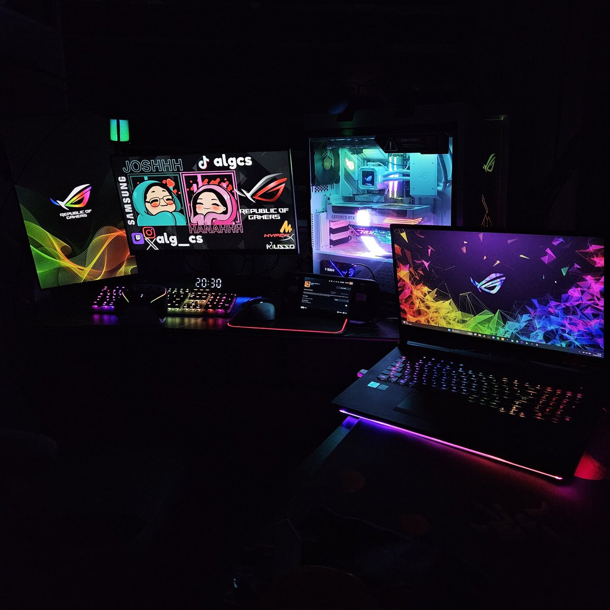 alg_cs's tweet photo. PC Built Ryzen 9800X3D + 5070ti! 💙🔥
Gear 5 Frost ROG Build 💙
full specs in comments.
building my own pc was extremely satisfying.
big thanks to the bebii for helping me out 🥰.
@ASUS_ROG
#pcbuilds #pcgaming #asusrog https://t.co/rCMfnu3Qiz
