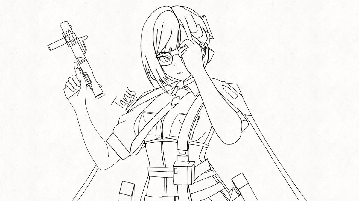 dork
:D

#GFL2Exilium #WelrodMkII
#Welrod #GFL #fanart