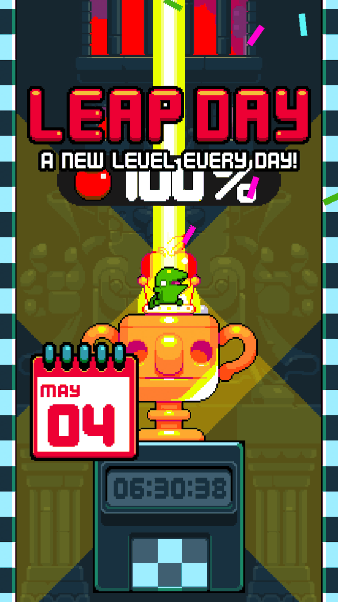 leapdayday's tweet photo. Just beat 04/05/2025 in Nitrome's #Leapday! https://t.co/DN2QF7bwqj
