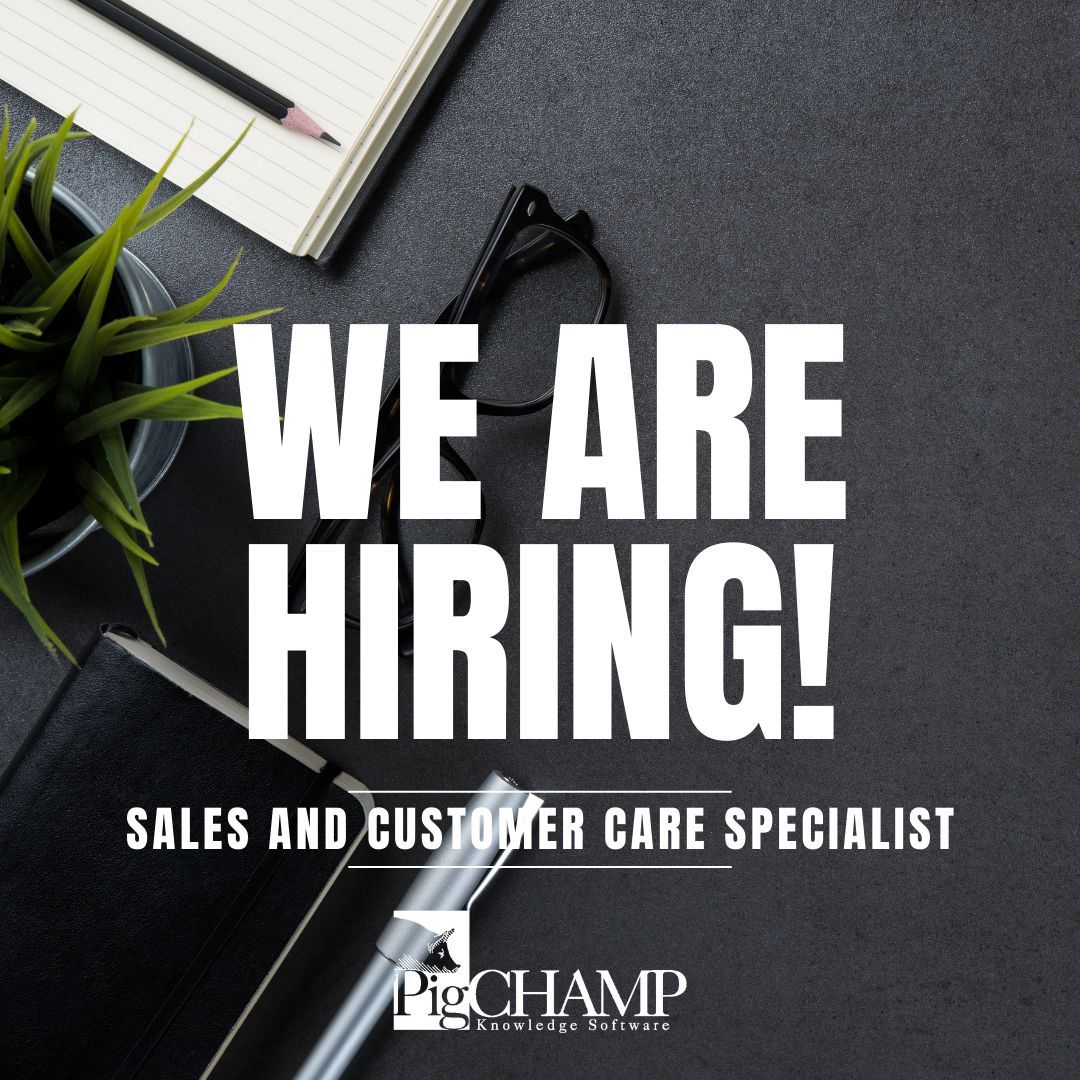 We are looking for a Sales and Customer Care Specialist!

The Sales and Customer Care Specialist will work directly with customers at all points during the sales cycle, to facilitate a positive and productive long-term relationship.

Apply today: agcareers.com/pigchamp/sales…

#Hiring