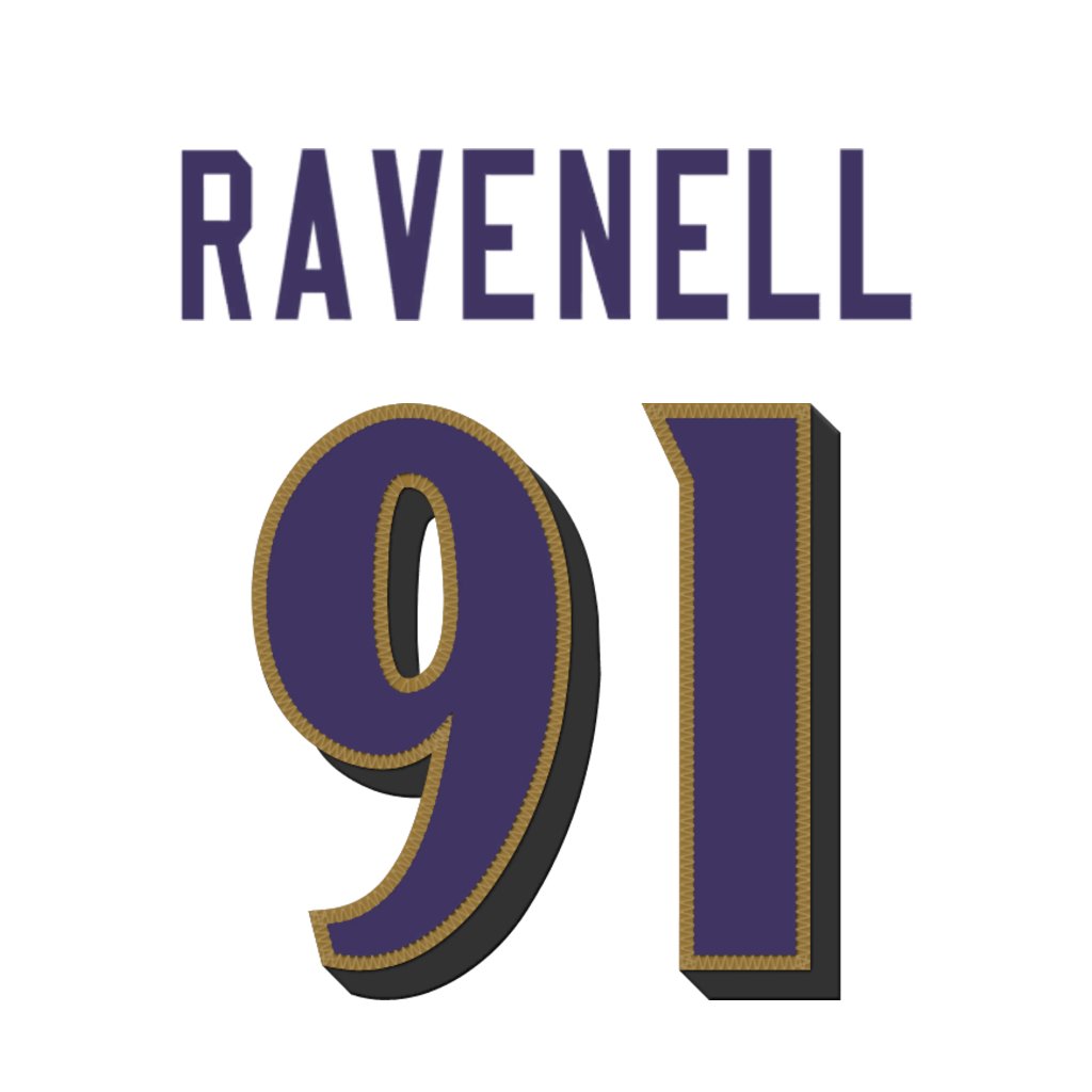 Baltimore Ravens DL C.J. Ravenell (<a href="/CJRav/">CJ 🦅</a>) is wearing number 91. Last assigned to Yannick Ngakoue. #RavensFlock