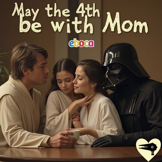 🪐✨ Hoy la galaxia se rinde ante las verdaderas heroínas: las madres.
¡Incluida Padme Amidala! madre, líder, leyenda… y fan del café.
☕ Esta taza va por ellas.
#MayThe4thBeWithMom #StarWarsDay #SomosEboca #MayThe4thBeWithU