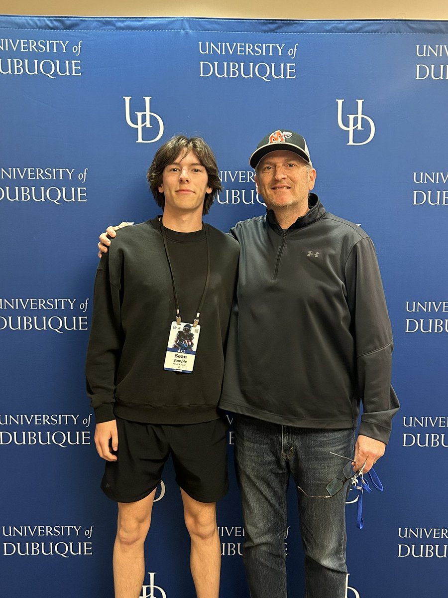Sean_1319's tweet image. Thank you @DubuqueFootball for having at your junior day this weekend, can’t wait for more to come!
@Coach_Cooper4 @RecruitTheNook @Minooka_Indians