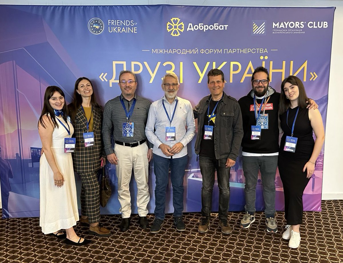 Representantes de la Federación Andaluza de Municipios y Provincias, Ayuntamiento de Talavera de la Reina, además de la sociedad civil española (en Ivano Frankivsk 🇺🇦) representada por la Asociación Europa con Ucrania y Help To Ukraine ONGD.