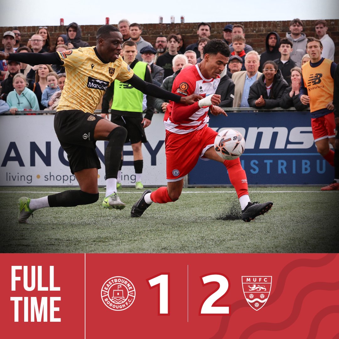 FT | It ends in defeat in the Play-Off Semi-Final.

Best of luck to Maidstone in the Final.

#EBFC