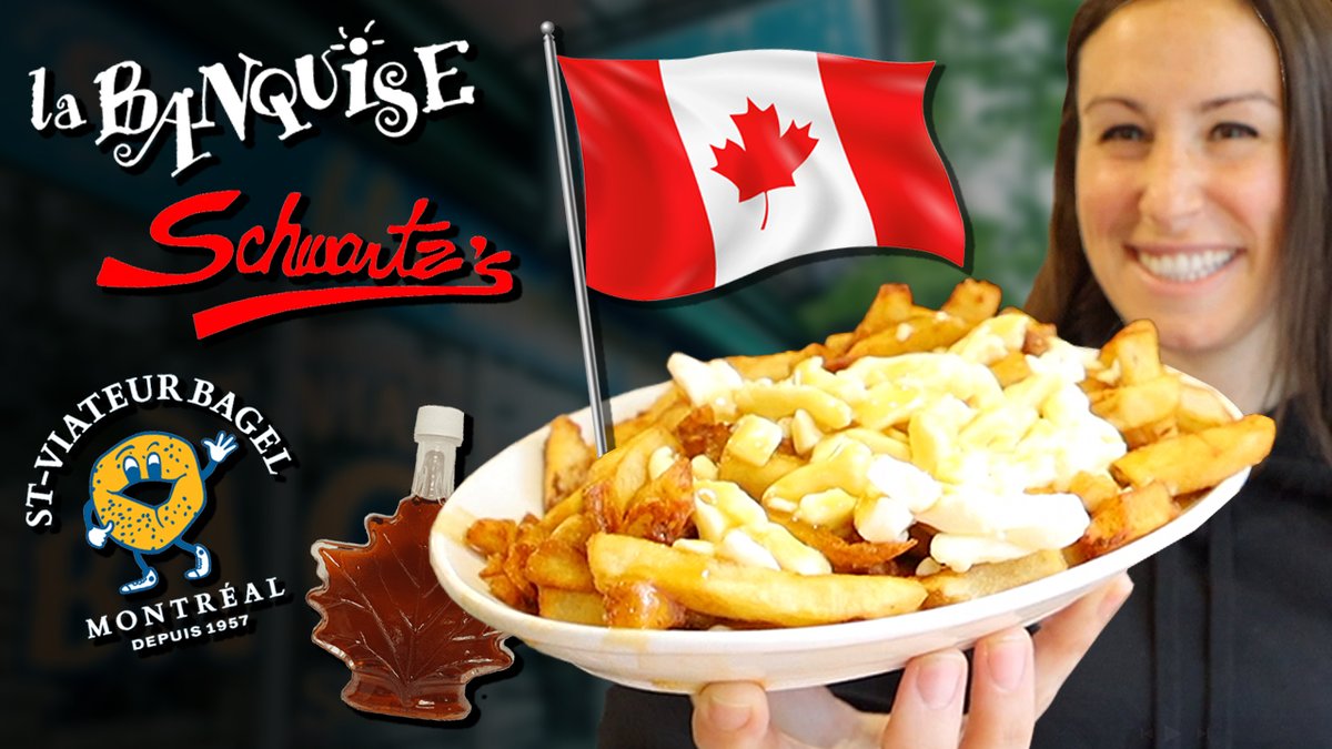 Taking on Canadian Poutine, Maple Syrups, Smoked Meats, &amp; Bagels youtu.be/oIdSmEzvOXg