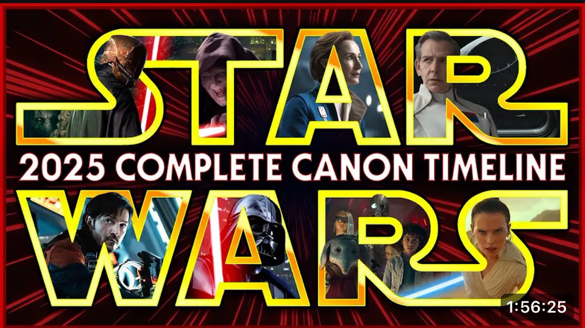 Want to explore the ENTIRE canon Star Wars timeline?

Happy May the 4th! Our #StarWarsDay annual canon timeline video is out now! Link below 👇