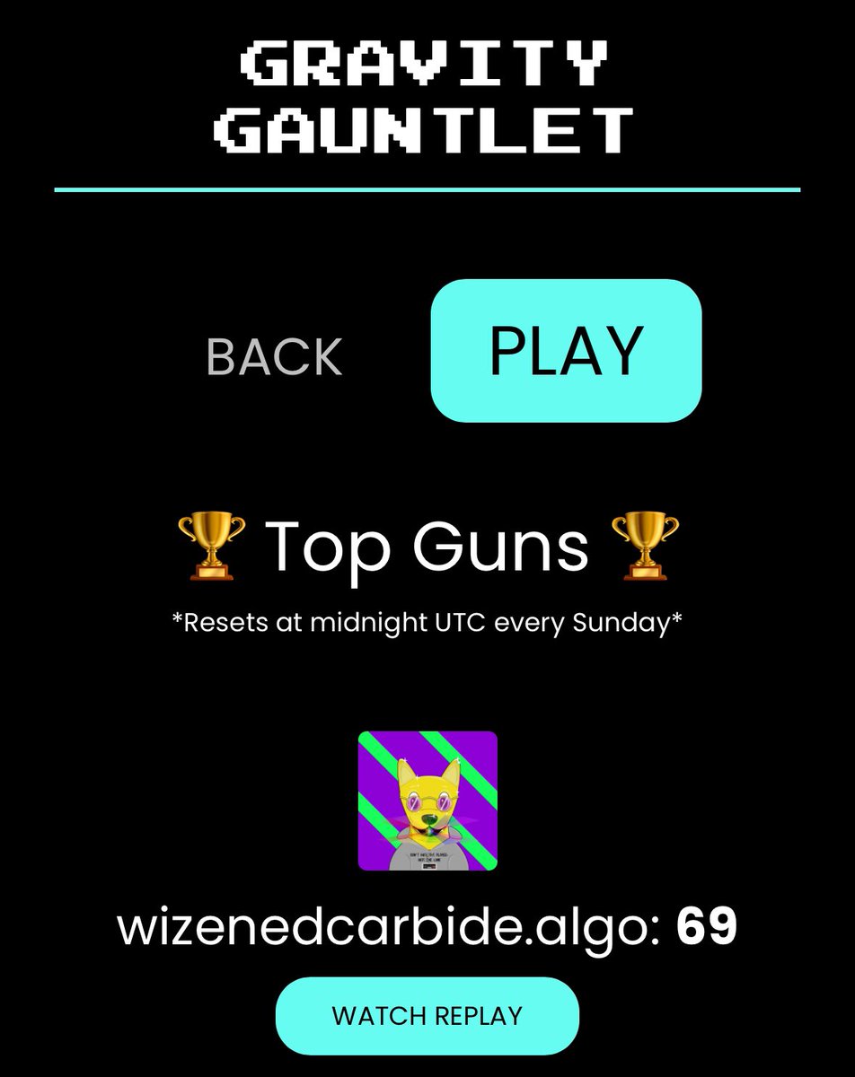 Astro Explorer | Bork Borks & Zerkers (@astro_explorer_) on Twitter photo Nice. 😅
Watch <a href="/WizenedCarbide/">WizenedCarbide.algo</a>’s Gravity Gauntlet replay in the Astro Explorer arcade. 👀
Link in bio to play, win, earn, and join the community. 🎮 Nice. 😅
Watch <a href="/WizenedCarbide/">WizenedCarbide.algo</a>’s Gravity Gauntlet replay in the Astro Explorer arcade. 👀
Link in bio to play, win, earn, and join the community. 🎮