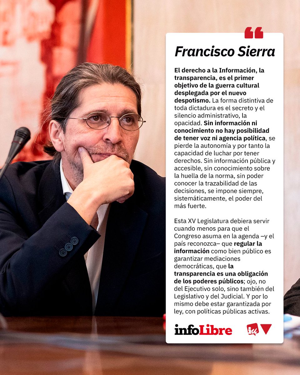 Izquierda Unida🔻🇵🇸 (@izquierdaunida) on Twitter photo "Este año que celebramos el centenario de Manuel Sacristán conviene repensar las formas dominantes de mediación política que operan en el Estado y el seno de la UE".
📝No acabes el puente sin echarle un ojo a este artículo de <a href="/fsierracb/">Francisco SIERRA</a>
👉 iunida.org/693j8 "Este año que celebramos el centenario de Manuel Sacristán conviene repensar las formas dominantes de mediación política que operan en el Estado y el seno de la UE".
📝No acabes el puente sin echarle un ojo a este artículo de <a href="/fsierracb/">Francisco SIERRA</a>
👉 iunida.org/693j8