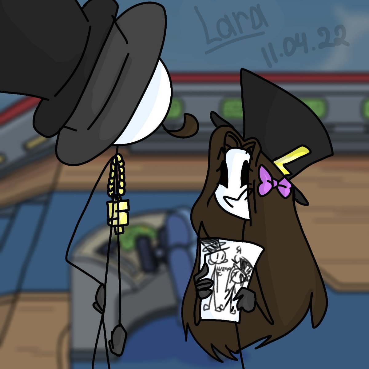Lara04123's tweet image. I've redrawn the old art! I’m not sure what to draw for THSC with my OC yet, so I’m just gonna do redraws of my old art until I run out...
#TheHenrystickmincollection #THSC #fanart #art #redraw #reginaldcopperbottom #RHM #OC #THSCoc