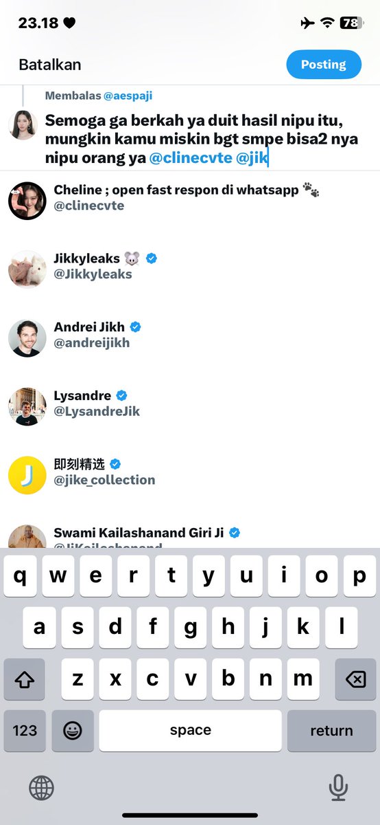 aespaji's tweet photo. Semoga ga berkah ya duit hasil nipu itu, mungkin kamu miskin bgt smpe bisa2 nya nipu orang ya @clinecvte dia ganti nama ya ges #zonauang https://t.co/wfrLd7ysZU
