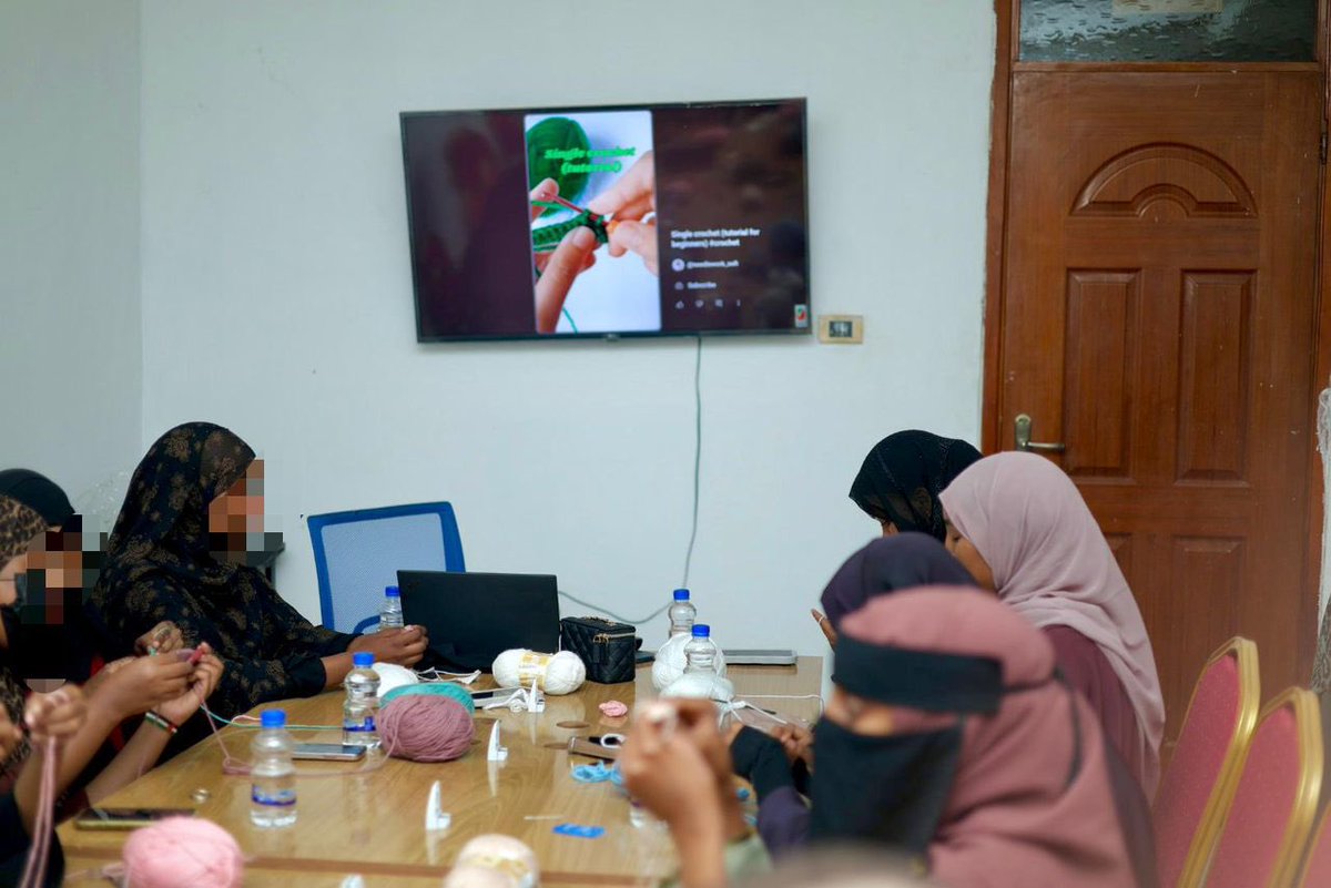 MasafDev's tweet image. We’ve launched our women-focused crochet training course at Masaf Spaces!
Empowering women with creative skills that spark income, independence &amp;amp; impact.
#WomenEmpowerment #SkillsTraining #MasafSpaces #JobCreation #Crochet #SomaliRegion