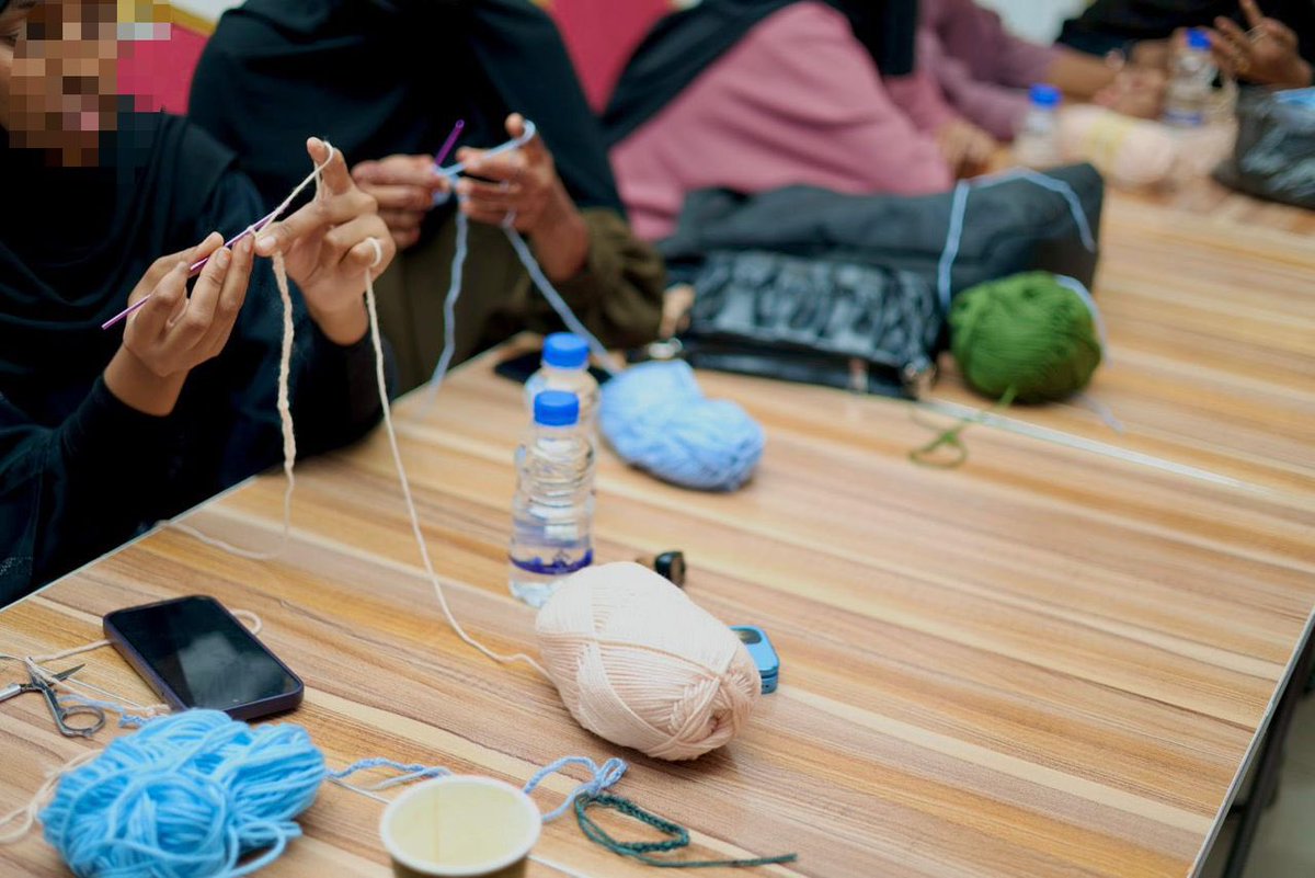 MasafDev's tweet image. We’ve launched our women-focused crochet training course at Masaf Spaces!
Empowering women with creative skills that spark income, independence &amp;amp; impact.
#WomenEmpowerment #SkillsTraining #MasafSpaces #JobCreation #Crochet #SomaliRegion