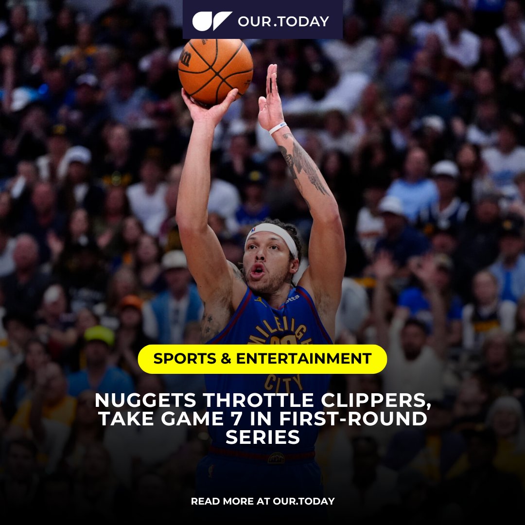 Our_Today_News's tweet image. Denver advances to face the top-seeded Thunder in the conference semifinals. Game 1 is Monday night in Oklahoma City.

Read more:
bit.ly/3EDiP9P

Photo: Imagn Images

Follow us:
FB: facebook.com/our.today.news
YT: OurToday
IG: @our.today

#OTSports #BasketballNews