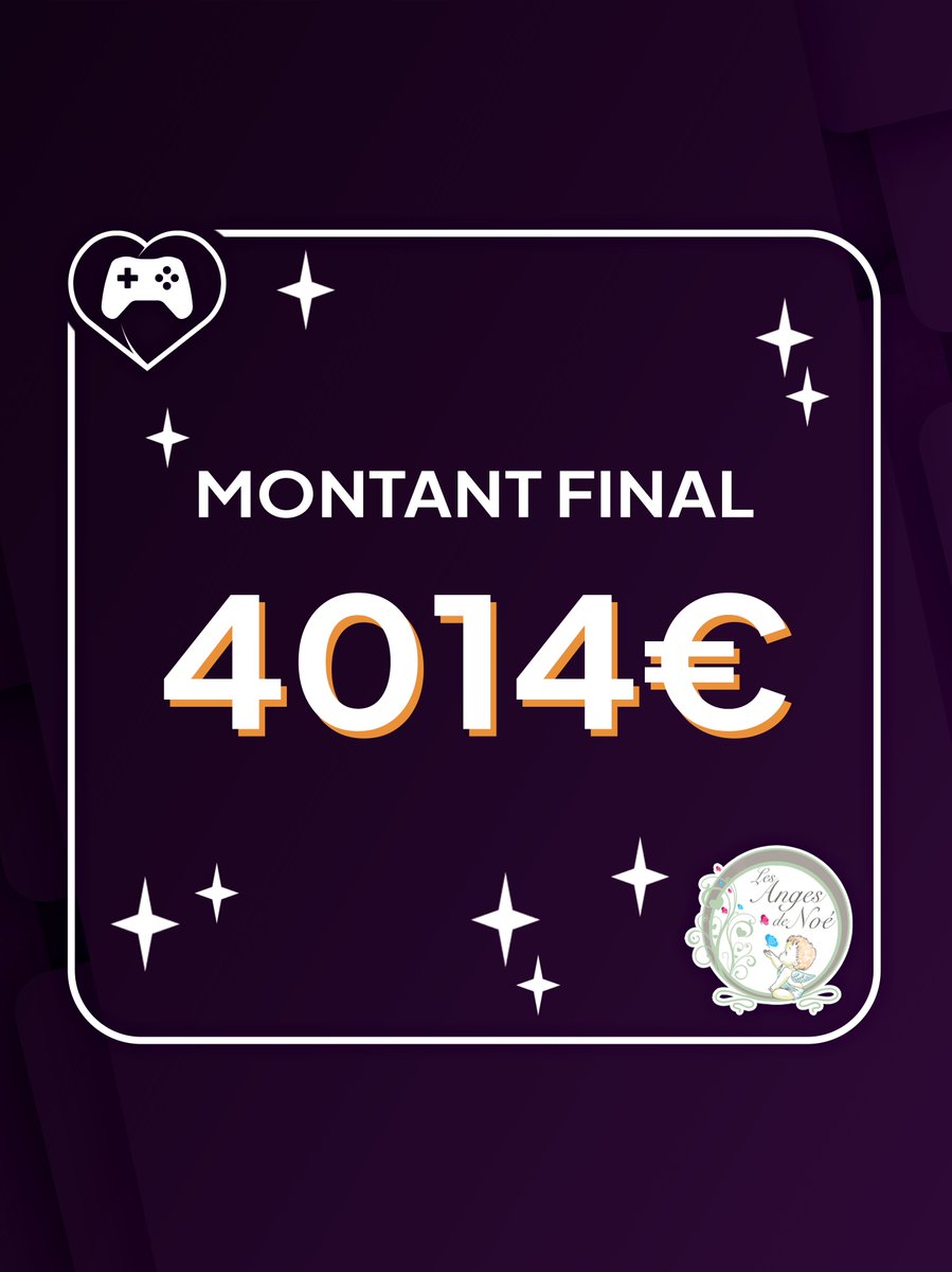 Ca y est c'est fini ✨✨
Merci infiniment à toutes les personnes qui ont participé à faire de cet évènement un moment mémorable.
Merci pour Les Anges de Noé 💜

On prend un peu de repos et on revient vers vouuuus !