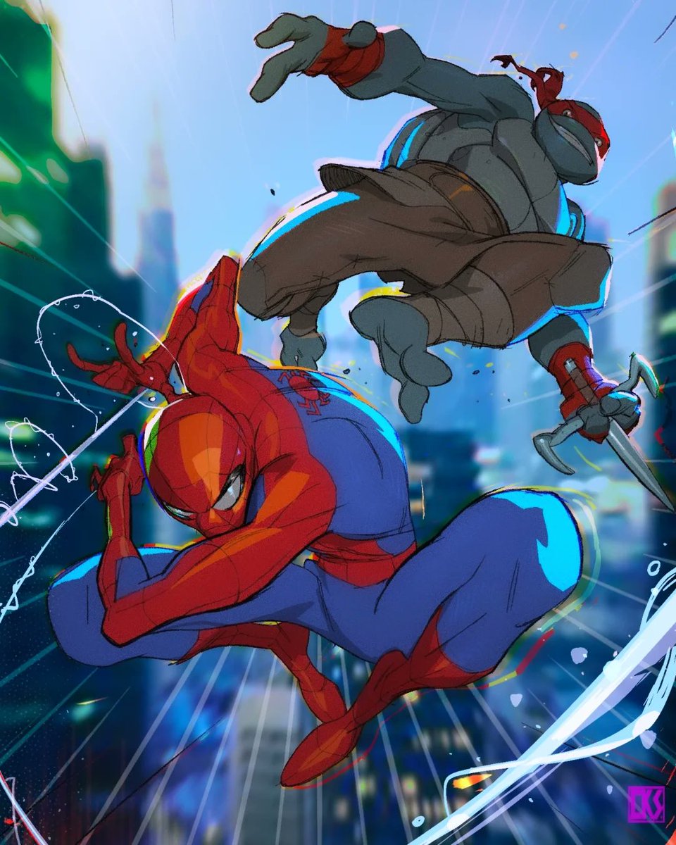 IT'S NEW YORK. 
-
#SpiderMan #tmnt #marvel ##digitalcoloring