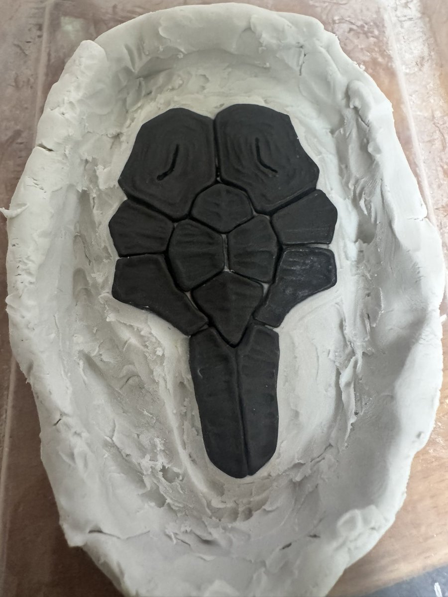 モンアツのガメラの腹甲は
いただけない…。
レギオン来る前に一体化verにします。