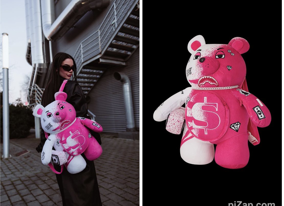 How Stunning and Cute 🥰 🧸 Brand 🔥 #Sprayground ❤️🔥