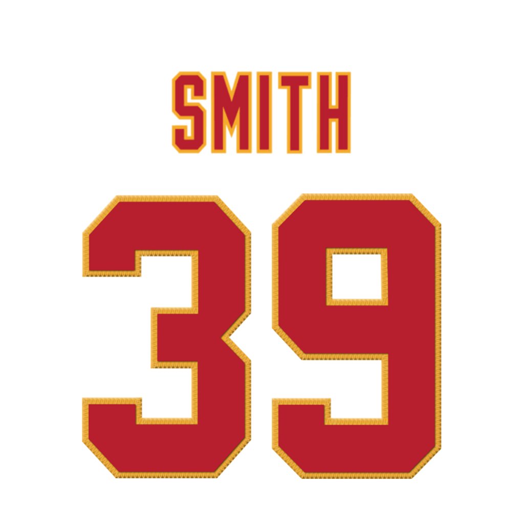 NFL Jersey Numbers (@nfl_jersey_num) on Twitter photo Kansas City Chiefs DB Melvin Smith (<a href="/melsmith24_/">Melvin Smith Jr</a>) is wearing number 39. Last assigned to Keith Taylor. #ChiefsKingdom Kansas City Chiefs DB Melvin Smith (<a href="/melsmith24_/">Melvin Smith Jr</a>) is wearing number 39. Last assigned to Keith Taylor. #ChiefsKingdom
