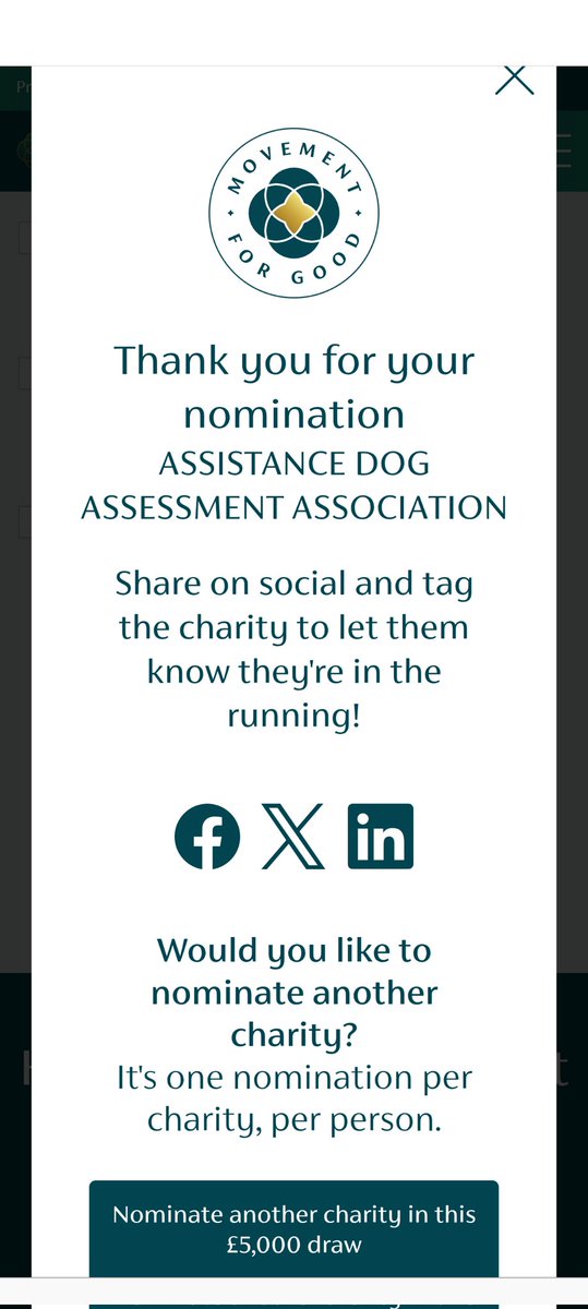 Please help me in the last 6 hours get The ADAA £5000 search assistance dog assessment click it then fill your details pls

health.movementforgood.com/?fbclid=IwY2xj…