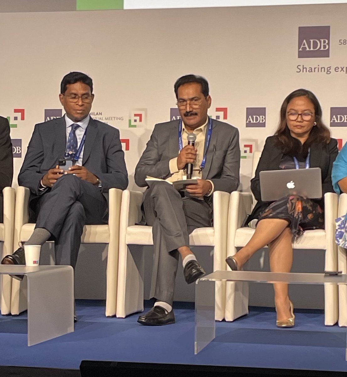 <a href="/HussainJarwar/">hussain jarwar </a> from <a href="/IndusConsortium/">Indus Consortium</a>  called out the ADB funding of fossil fuel projects in Pakistan, undermining their NDCs - the Jamshoro Power Plant
❌This is NOT a just transition
📈 GHGs cannot continue to rise if we want a liveable planet