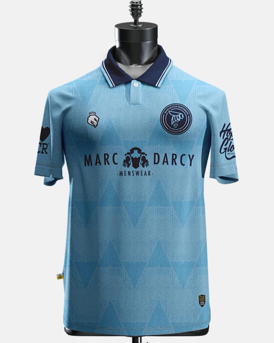 The McrRemembers Foundation™️⚽️🐝 (@mcrremembers) on Twitter photo Firstly thanks for your kind words we’ve been inundated with love and support.
We’ve spoken with <a href="/hgsportswear/">HOPE + GLORY</a> and these latest designs were too good to go to waste. 🔴🔵
So….
For a limited time you’ll be able to buy them
PLEASE get them now,Thanks
store.hopeandglorysportswear.co.uk/mcr-remembers Firstly thanks for your kind words we’ve been inundated with love and support.
We’ve spoken with <a href="/hgsportswear/">HOPE + GLORY</a> and these latest designs were too good to go to waste. 🔴🔵
So….
For a limited time you’ll be able to buy them
PLEASE get them now,Thanks
store.hopeandglorysportswear.co.uk/mcr-remembers