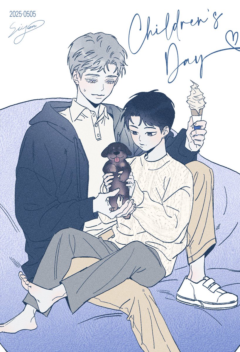 #그조해
오늘은 어린이날 :D
콜진이들 어려지는 날~(?) +알렉이 까지! 💙