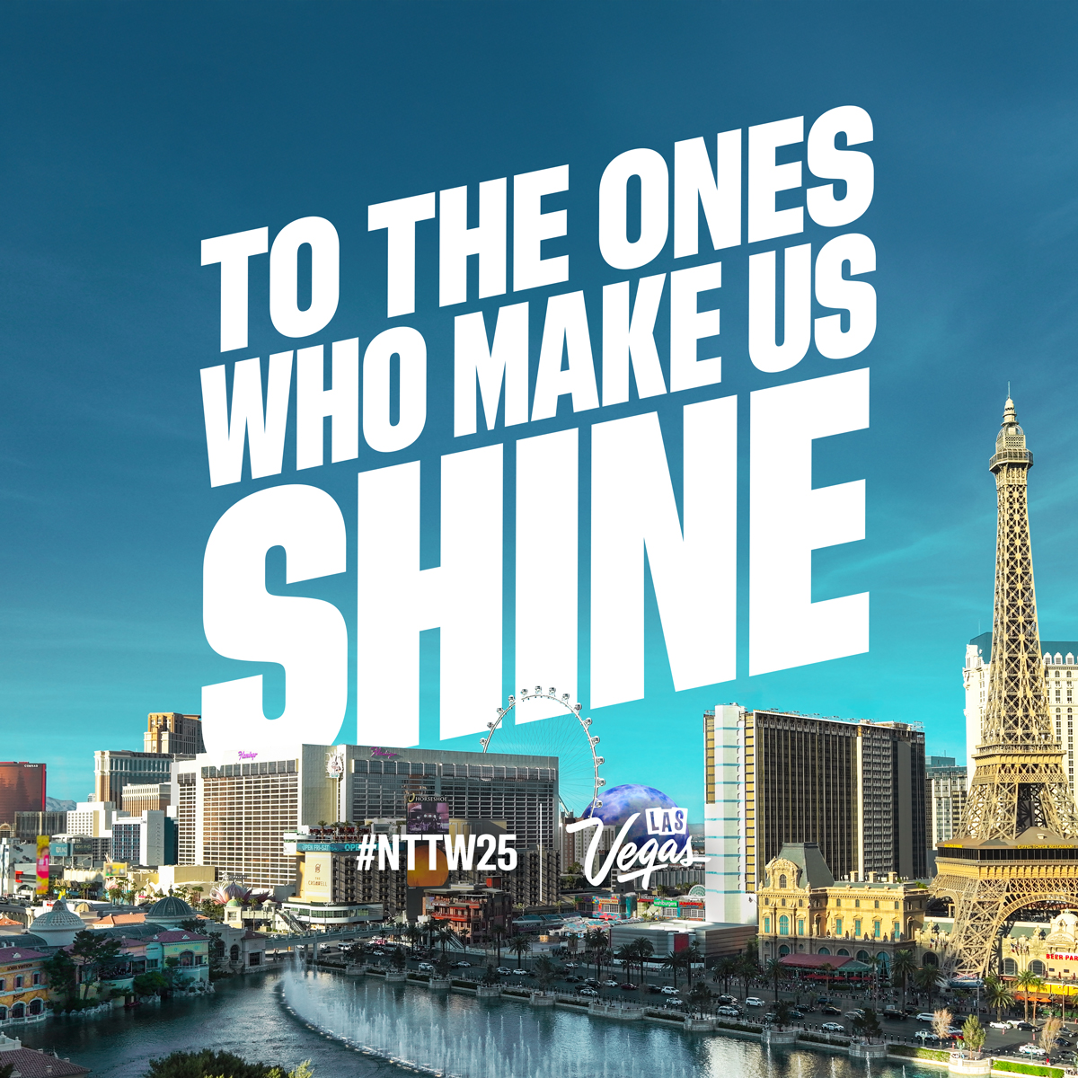Vegas Means Business (@lvcva) on Twitter photo This National Travel and Tourism Week, we extend our biggest thanks to every visitor who chooses us as their destination for leisure and business travel, and to the hospitality workers who make it possible - because of you, we are the brightest place on Earth. <a href="/USTravel/">U.S. Travel</a> #NTTW25 This National Travel and Tourism Week, we extend our biggest thanks to every visitor who chooses us as their destination for leisure and business travel, and to the hospitality workers who make it possible - because of you, we are the brightest place on Earth. <a href="/USTravel/">U.S. Travel</a> #NTTW25