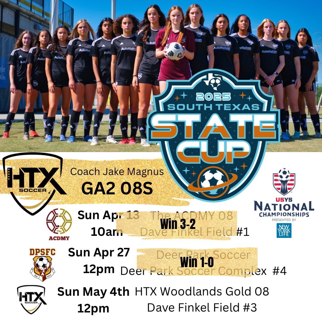 HTXGA2_08S (@htxga2_08s) on Twitter photo Almost game time! Last game in playoffs and looking for win #3! Let’s do this 💪🏼
<a href="/HTXSoccer/">HTX Soccer</a> <a href="/ImYouthSoccer/">ECNL/GA/Recruiting/College Soccer</a> <a href="/ImCollegeSoccer/">College Soccer Truth ™</a> Almost game time! Last game in playoffs and looking for win #3! Let’s do this 💪🏼
<a href="/HTXSoccer/">HTX Soccer</a> <a href="/ImYouthSoccer/">ECNL/GA/Recruiting/College Soccer</a> <a href="/ImCollegeSoccer/">College Soccer Truth ™</a>