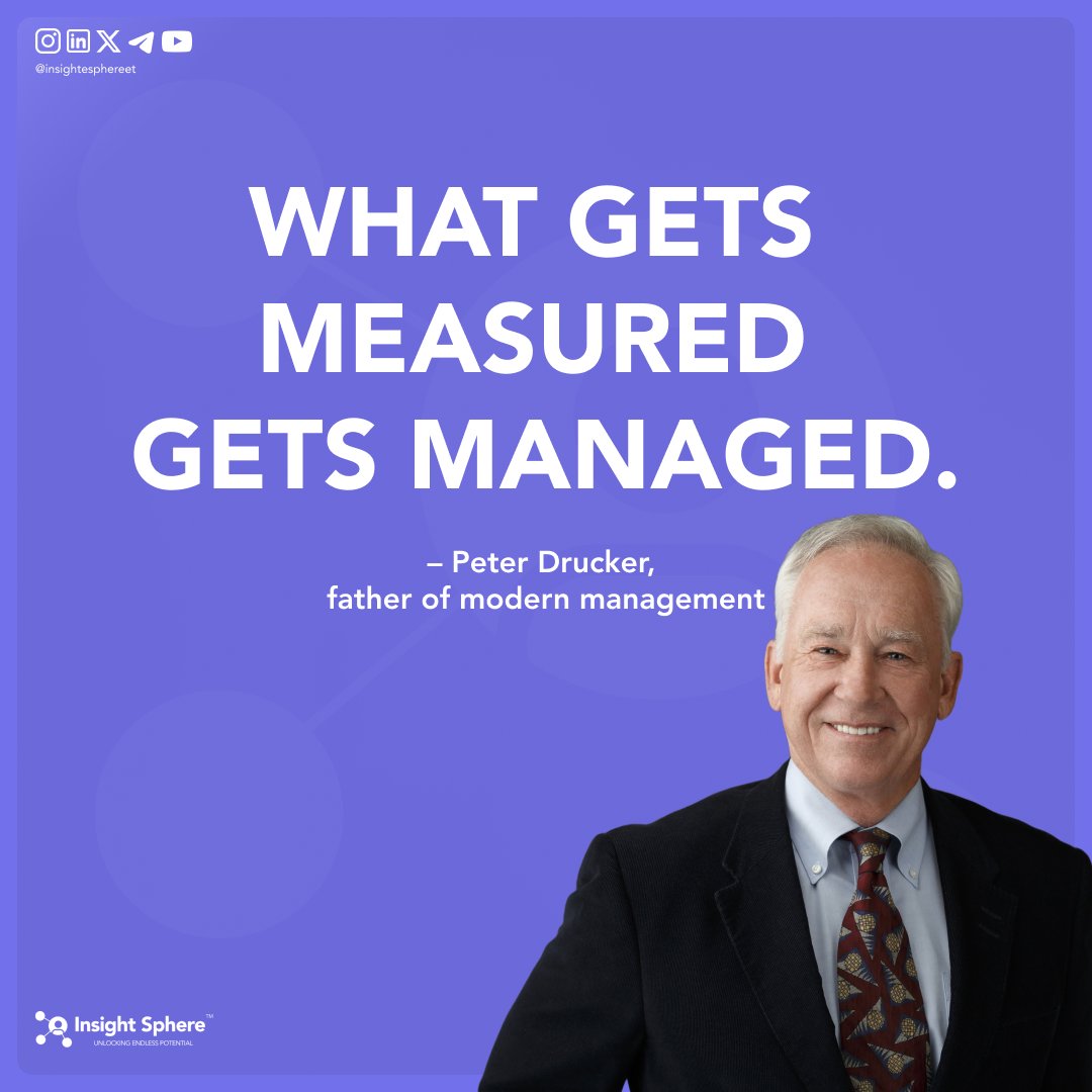 insightsphereet's tweet image. What gets measured gets managed.

📚 Lesson: Encourage this generation to track what matters: habits, time, progress. That’s how mastery begins.

#Accountability #TrackWhatMatters #InsightSphere #PeterDrucker