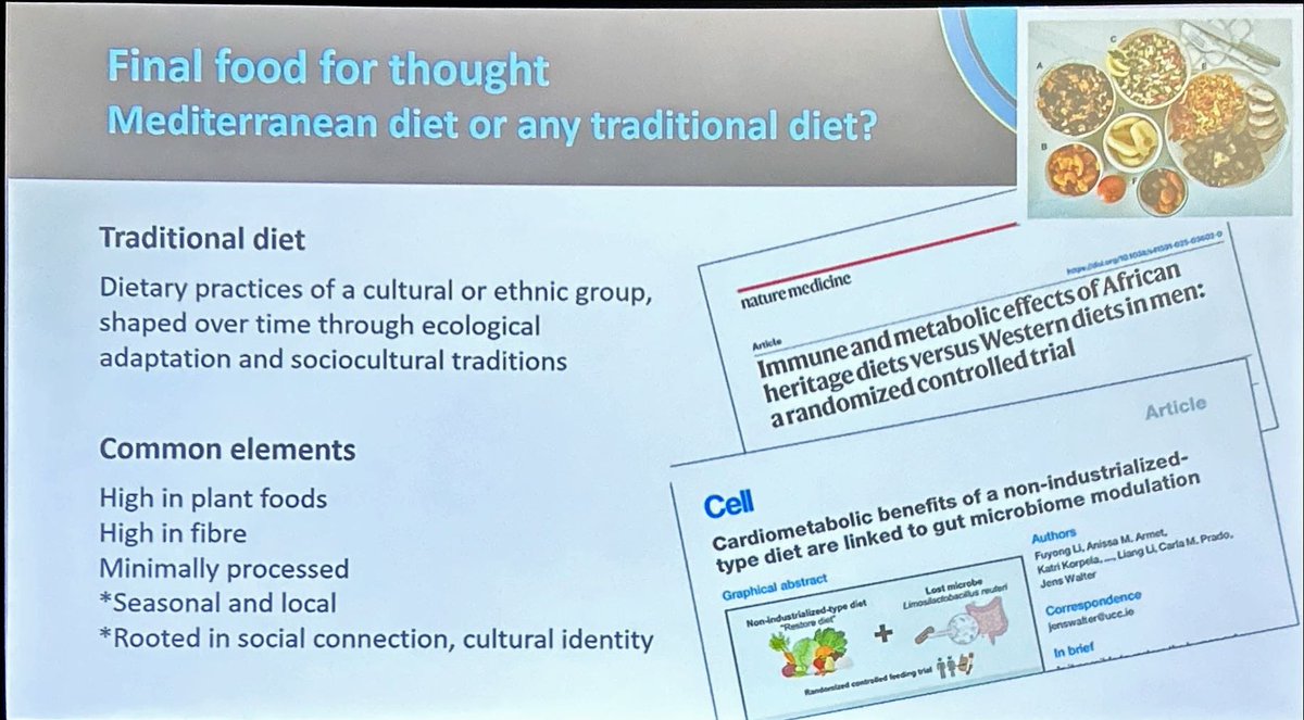 Nutritional Therapy for IBD (@ntforibd) on Twitter photo More findings from <a href="/umfoodoc/">William Chey</a> & colleagues on the role of Med diet in #IBS
Also there is a space for other similar approaches such as <a href="/nimediet/">NiMe Diet</a> <a href="/JensWalter15/">Jens Walter</a>
Kudos to <a href="/hmstaudacher/">Heidi Staudacher PhD AdvAPD</a> for such an inspiring talk and for acknowledging the mental health nuances when implementing a More findings from <a href="/umfoodoc/">William Chey</a> & colleagues on the role of Med diet in #IBS
Also there is a space for other similar approaches such as <a href="/nimediet/">NiMe Diet</a> <a href="/JensWalter15/">Jens Walter</a>
Kudos to <a href="/hmstaudacher/">Heidi Staudacher PhD AdvAPD</a> for such an inspiring talk and for acknowledging the mental health nuances when implementing a