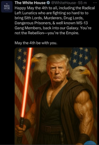 Dans l'univers de Star Wars, les sabres lasers rouges vont aux Siths; aux méchants.