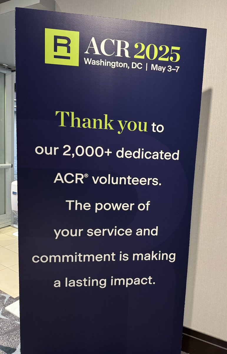saraaahzzz's tweet image. At ACR 2025 in rainy Washington DC.
Grateful to be here, learning from some of the best in the field.
#acr2025 @RadiologyACR