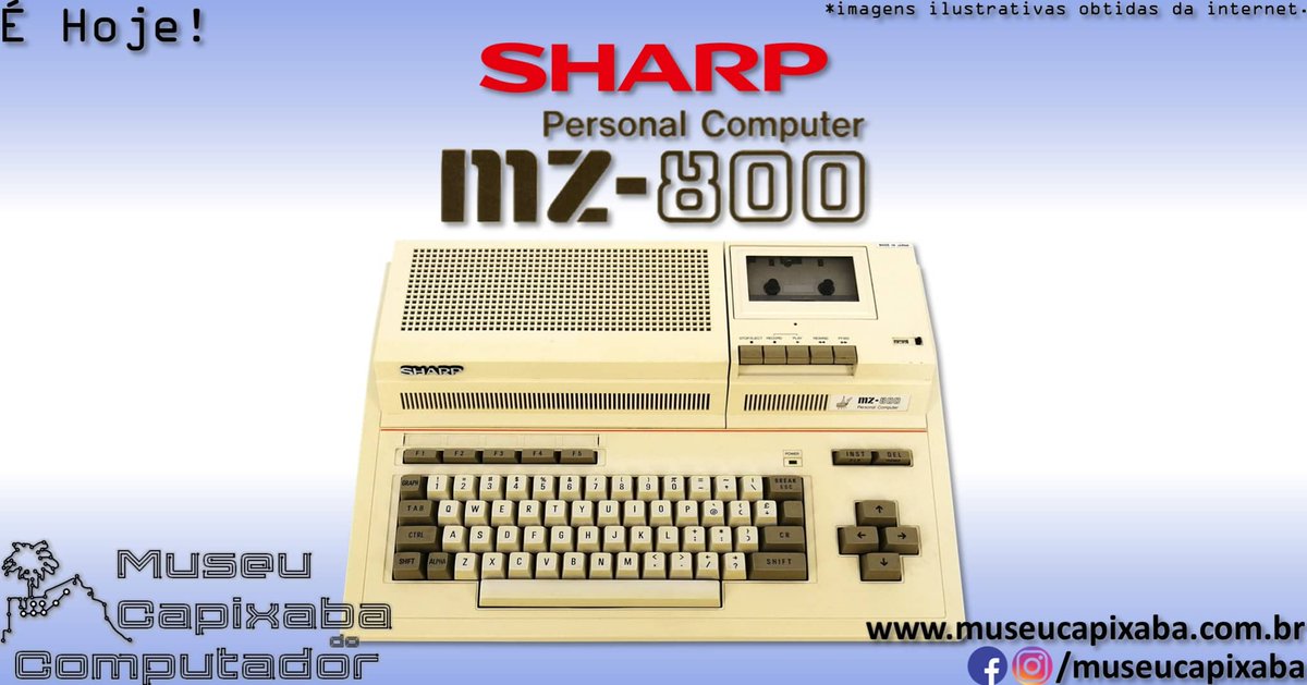 museucapixaba's tweet photo. É hoje! O microcomputador Sharp MZ de 1978.

+em https://t.co/hbR5pbMCET

#MuseuCapixaba #mcc #éhoje #museu #Sharp #SharpCorporation #SharpMZ #MZ800 #SharpMZ40K #LH0080 #FujitsuMB8843 #SN76489A #MZ100 #MZ1200 #MZ1500 #MZ2000 #MZ80A #MZ80B #MZ80C #MZ80K #SharpX1 #シャープ株式会社 https://t.co/0GRtV91UY8