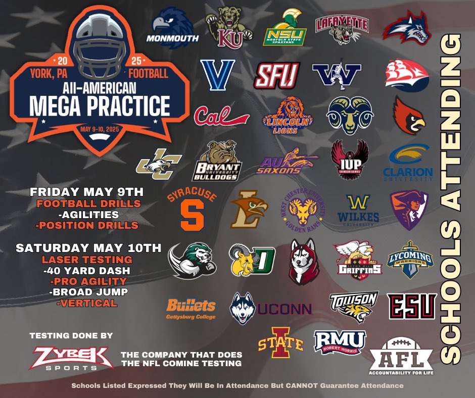 Colston Patterson (@colston_33) on Twitter photo I will be attending the All-American Mega Practice Camp! <a href="/CoachMakM/">Coach Mak ππΉ</a> <a href="/BaysideBears1/">Bayside Bears Football (Palm Bay, FL)</a> <a href="/AFL_YorkPA/">AFL York PA</a> <a href="/CoachMiller53/">Billy Miller</a> <a href="/CoachCregger/">Ben Cregger</a> I will be attending the All-American Mega Practice Camp! <a href="/CoachMakM/">Coach Mak ππΉ</a> <a href="/BaysideBears1/">Bayside Bears Football (Palm Bay, FL)</a> <a href="/AFL_YorkPA/">AFL York PA</a> <a href="/CoachMiller53/">Billy Miller</a> <a href="/CoachCregger/">Ben Cregger</a>