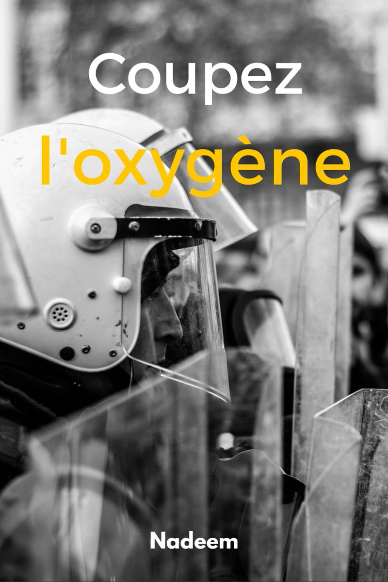 NadeemLLD's tweet photo. The French Edition of my book "Cut Off The Oxygen": Coupez l'oxygène: La police contre la liberté des peuples! (French Edition) https://t.co/WFpMmEa7Es https://t.co/pI4AYsW8qo