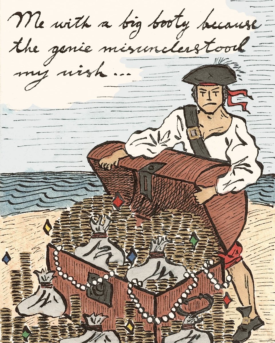 mageillus's tweet image. Me with a big booty because the genie misunderstood my wish.
#mageillus #pirateslife
