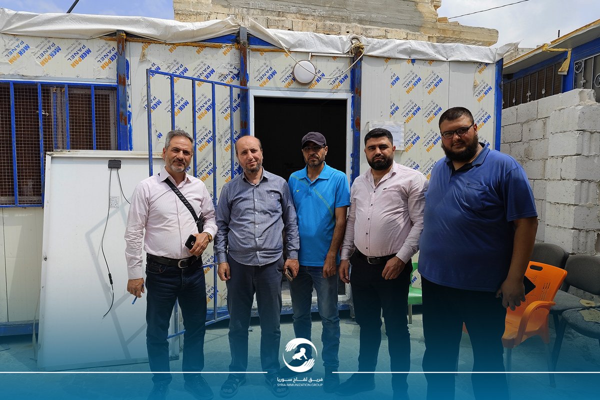 SIG_Syria's tweet photo. كما تم إعادة مركز اللقاح في إحسم إلى بلدة إحسم بجبل الزاوية، ، ليعود مجددًا لتقديم خدمات التلقيح للأطفال في إحسم والبلدات المحيطة، دعمًا للنظام الصحي وتعزيزًا لخدمات الرعاية الوقائية. #فريق_لقاح_سوريا https://t.co/1FCluXjTag