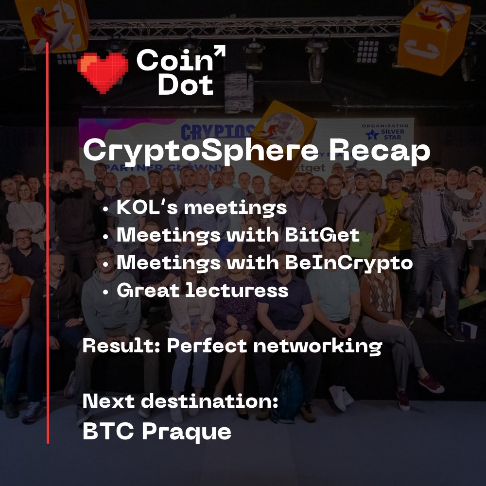Bear market? No way🚀. The atmosphere at <a href="/CryptoSpherePL/">CryptoSphere</a>  💚was positive as always and full of great networking opportunities. You feel like you're part of a family, not a business.
