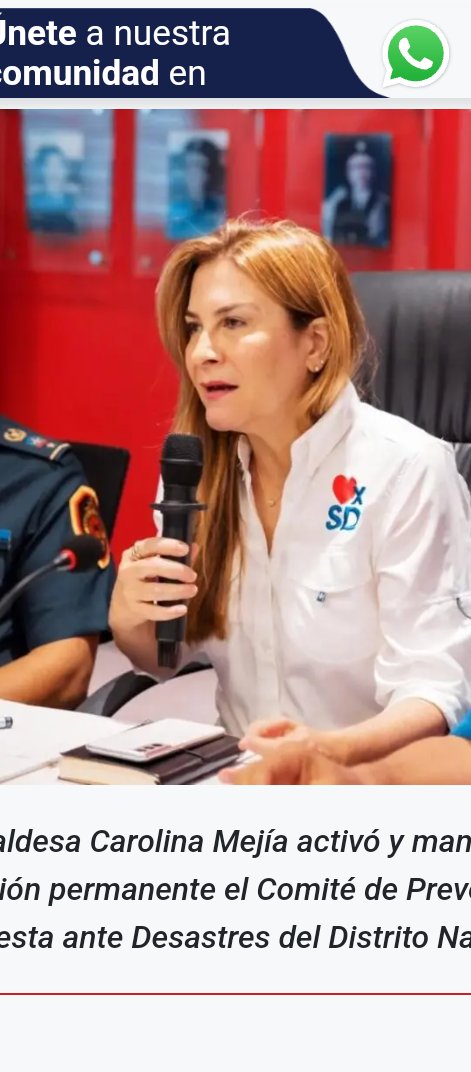 Pindaro De La Cruz (@depindaro) on Twitter photo Estoy con <a href="/CarolinaMejiaG/">CarolinaMejiaG</a> con el <a href="/COE_RD/">COE</a> con la <a href="/DefensaCivilRD/">Defensa Civil RD 🇩🇴</a> y con los <a href="/BomberosDn/">BomberosDN</a>
GRACIAS POR SU SERVICIO A ESTE PAIS. Yo❤️🇩🇴SDQ Estoy con <a href="/CarolinaMejiaG/">CarolinaMejiaG</a> con el <a href="/COE_RD/">COE</a> con la <a href="/DefensaCivilRD/">Defensa Civil RD 🇩🇴</a> y con los <a href="/BomberosDn/">BomberosDN</a>
GRACIAS POR SU SERVICIO A ESTE PAIS. Yo❤️🇩🇴SDQ