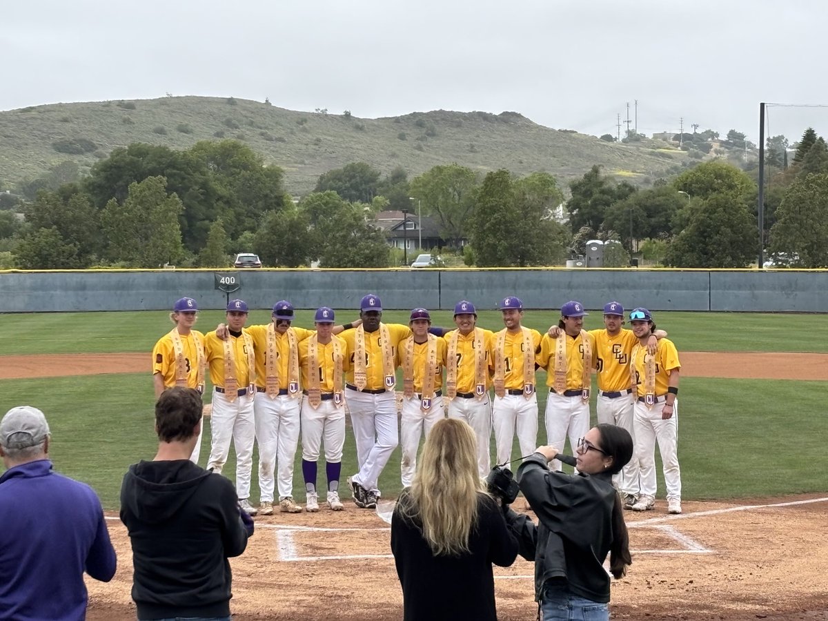 Wow, what a senior class!!  Lots of wins, hits, putouts and other great stuff from this group of CLU baseball stars. #CLURocks #KingsmenForever