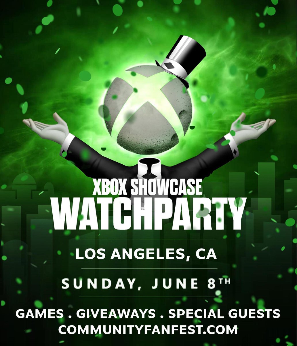 The Xbox Community Watch Party is happening!

Go to CommunityFanFest.com and enter for your chance to watch the Xbox Showcase with the greatest gaming Community! There will be special guests, giveaways and games. Winning entries will be selected by May 15, 2025
