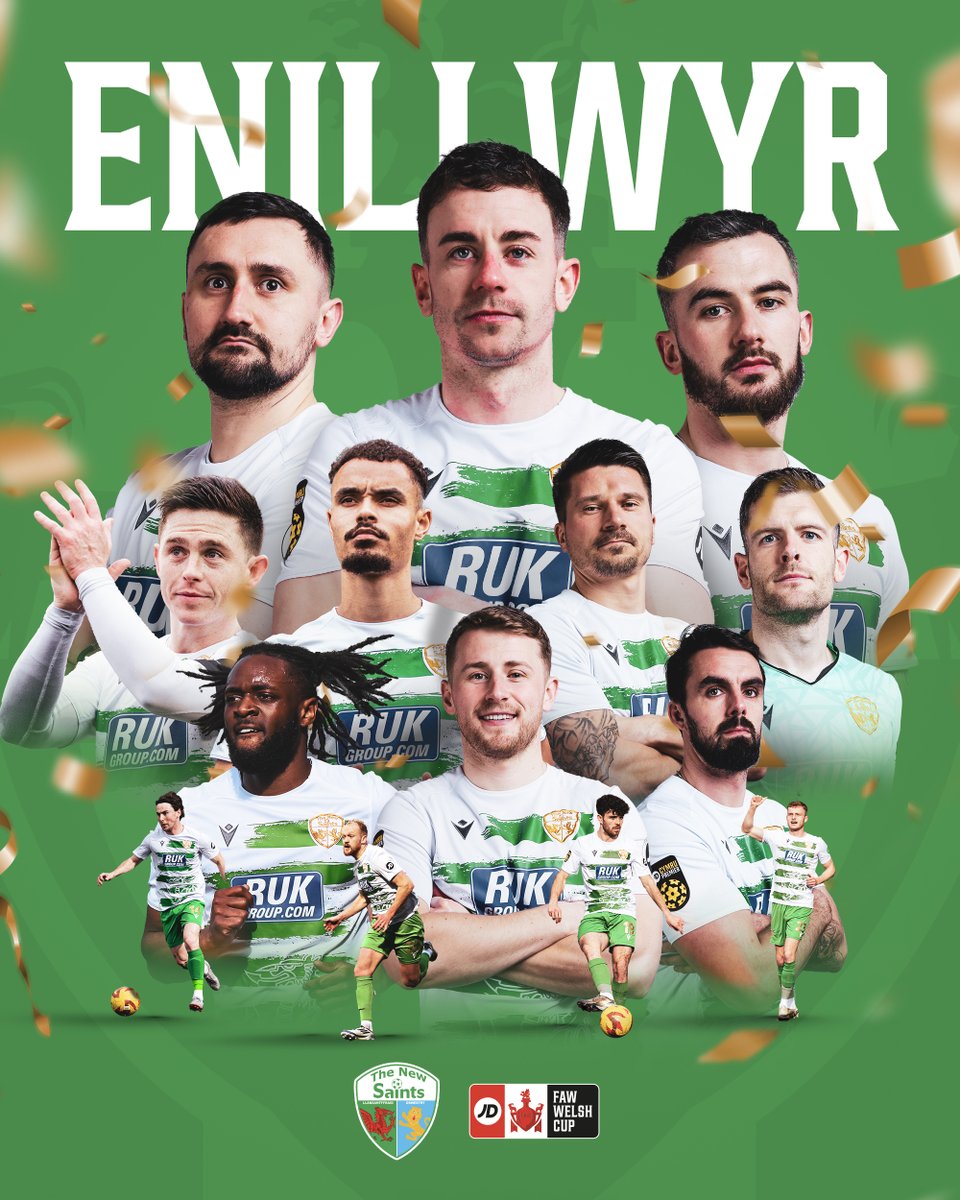 FA WALES (@fawales) on Twitter photo THE TREBLE IS COMPLETE โ
The #JDWelshCup winners are <a href="/tnsfc/">The New Saints FC</a>! ๐
Llongyfarchiadau mawr, Saints! ๐ THE TREBLE IS COMPLETE โ
The #JDWelshCup winners are <a href="/tnsfc/">The New Saints FC</a>! ๐
Llongyfarchiadau mawr, Saints! ๐