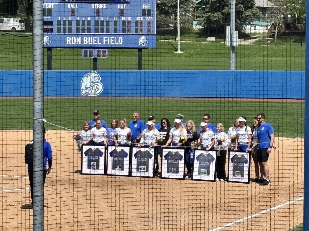 Brian Hardin (@drakeadhardin) on Twitter photo Great group of <a href="/DrakeSoftball/">Drake Softball</a> seniors celebrated today prior to regular season finale. Reminder: <a href="/DUBulldogs/">Drake Athletics</a> hosts the <a href="/MVCsports/">Missouri Valley Conference</a> softball tournament next week. Stay tuned for the bracket announcement and when our Bulldogs will play. #DSMHometownTeam Great group of <a href="/DrakeSoftball/">Drake Softball</a> seniors celebrated today prior to regular season finale. Reminder: <a href="/DUBulldogs/">Drake Athletics</a> hosts the <a href="/MVCsports/">Missouri Valley Conference</a> softball tournament next week. Stay tuned for the bracket announcement and when our Bulldogs will play. #DSMHometownTeam