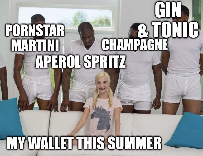 finnishwifey's tweet image. Life in the Nordic countries as soon as it’s over 15 degrees and bar terraces open

#veryfinnishproblems #scandinavia #gintonic #aperolspritz #champagne #martini #blacked