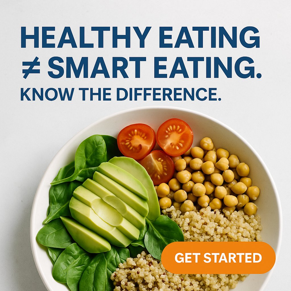 MyMacroPlanner's tweet image. &quot;Healthy eating ≠ Smart eating. Know the difference. ⚡&quot;
Smart strategies beat “healthy” guesses every time.
👉 Save this post and rethink your approach!

#nutrition #fitness #health #healthylifestyle #healthyfood #weightloss #wellness #gym #motivation #healthyeating #mealprep