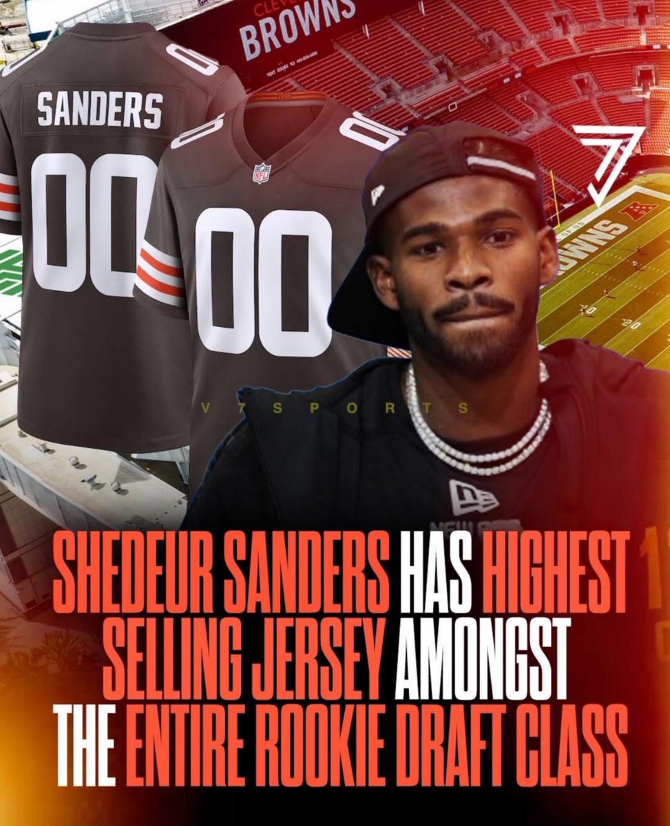 Shedeur Sanders on Top!
The hottest jersey in the league belongs to the rookie sensation — grab yours today!

Shop Now 👉🏽 fanatics.93n6tx.net/mONqBX

#ShedeurSanders #NFLDraft #TopSellingJersey